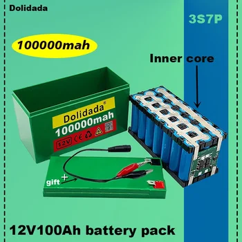 Новата 12 волтова 3s7p литиево-йонна батерия100Ah е подходяща за външно осветление на селскостопанска пръскачка звукова резервна батерия.