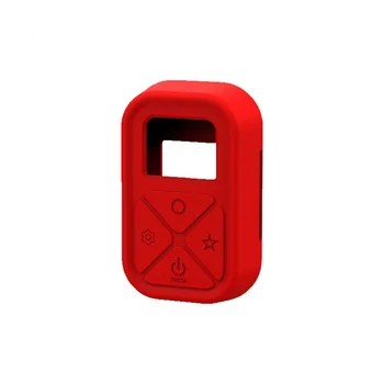 Bluetooth дистанционно управление силиконов калъф за GoPro 10 Hero 11 10 9 8 Аксесоари за камера за действие на смарт телефон, червен