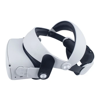 Регулируема ореолна каишка за Oculus Quest 2 VR аксесоари Защитен капак, увеличаване на поддържащата сила и подобряване на комфорта