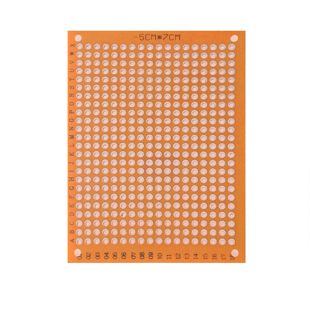 1PCS жълт 5 * 7CM 7 * 9CM едностранен прототип PCB универсална платка