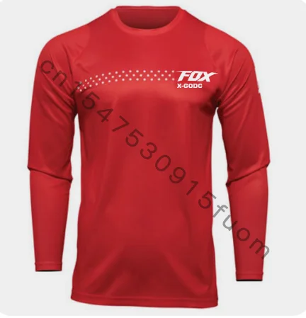 2024 Нова тениска Mtb X-GODC Fox Колоездене Bmx Camisa De Time Motocross Ciclismo Maillot Ciclismo Hombre Maillot Ciclismo Jersey
