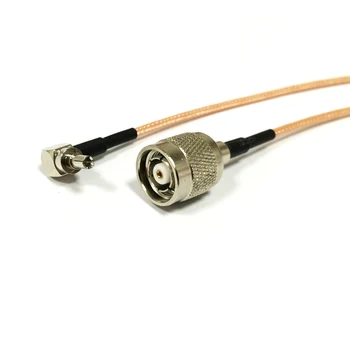 1PC Нов кабел за безжичен модем RP-TNC мъжки щепсел към CRC9 прав ъгъл RG316 адаптер за опашка 15CM 6inch