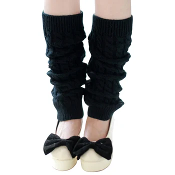 Възрастен модерен плетени дълги чорапи вълна плета удобни крака нагреватели за парти танци спортни йога аксесоари