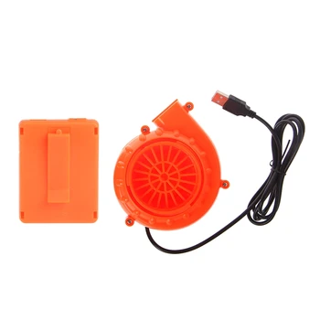 Електрически мини вентилатор въздушен вентилатор за надуваема играчка костюм за DOLL захранван с батерии