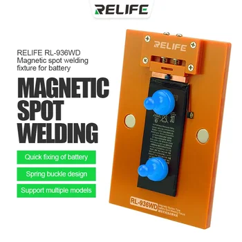 RELIFE RL-936WD магнитно точково заваръчно приспособление за батерия за iPhone множество модели Инструменти за ремонт на батерии