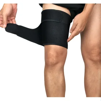 Фитнес Защита на бедрото Анти-триене Високо еластична загуба на тегло Противоплъзгаща подкрепа на краката Бедрени ленти Крак ръкав Leg Shaper