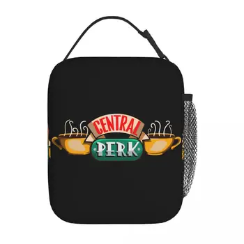 Central-Perk-Friends Телевизионно шоу Изолирани чанти за обяд Термичен контейнер за храна Преносима кутия за обяд Мъже Жени Плаж Пътуване