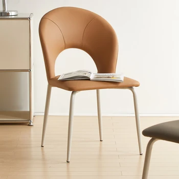 Офис акцент трапезен стол Северен салон кожа маникюр суета трапезен стол дизайн банкет Sedie Sala da Pranzo мебели за дома