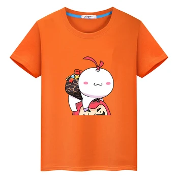 Kawaii Onmyoji Paperman печат тениска 100% памук високо качество лятна тениска случайни момчета и момичета карикатура тениски O-образно деколте