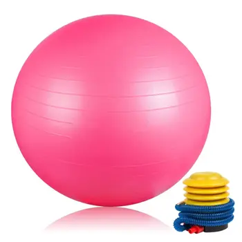 Професионално качество дизайн упражнение йога топка, фитнес дома тренировка 55 см 65 см 75 см йога топка, анти взрив йога топка