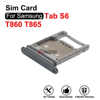 За Samsung Galaxy Tab S6 SM-T865 T860 T876U SIM тава Microsd SIM карта слот резервни части