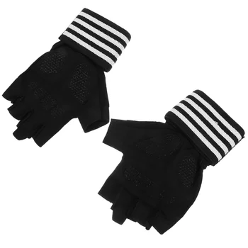 1 чифт фитнес ръкавици Ръкавици за вдигане на тежести Ръкавици за тренировка без хлъзгане Фитнес ръкавици на открито Спортни ръкавици