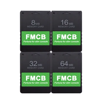 Free McBoot Fortuna Free McBoot карта памет 8MB /16MB/ 32MB /64MB карта с памет Съвместим с PS2 Slim Game Console