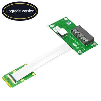Мини PCI-E към PCI Express X4 слот + USB 2.0 щранг платка с FPC удължителен кабел 4Pin мощност магнитна подложка хоризонтална инсталация