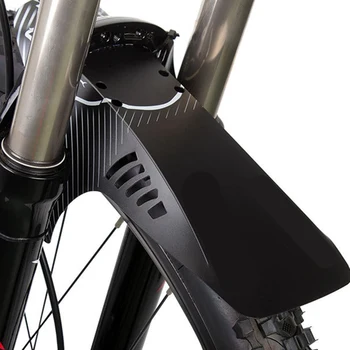 Комплект калници за колела за велосипеди Комплект калници от въглеродни влакна Предни задни калници MTB Крила за гуми за пътни велосипеди Преносими крила за калник за колоездене Черно