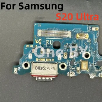 За Samsung Galaxy Galaxy S20 Ultra G988U USB зарядно устройство Оригинален базов конектор, порт за зареждане на борда, Microsoft кабел