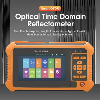 NETONE сензорен екран OTDR тестер Анализ на високо прецизно тестване OPM VFL 1310 1550nm 9 IN 1 тестов инструмент безплатна доставка