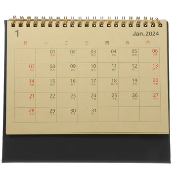 2024 Настолен календар юли 2023-декември 2024 Постоянен флип настолен календар Графици Календар Организатор на планирането на домашния офис