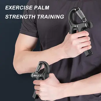  Ръкохватки за укрепване Мъже и жени Arm Spring Finger Gym Training Expander Massager Gripper Exercise Fitness Wrist Hand H0S8