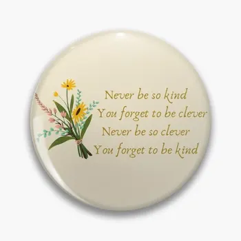 Clever And Kind Marjorie Soft Button Pin Jewelry Fashion Creative Cute Collar Gift Clothes Funny Lapel Pin Brooch Metal Lover