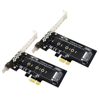 2X PCIE към M2 адаптер PCI Express 3.0 X1 към NVME SSD M2 PCIE Raiser адаптер поддръжка 2230 2242 2260 2280 M.2 SSD