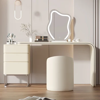 Жените грим тоалетка спалня огледало дърво бели мобилни чекмеджета скрин Sinfounder Tocador Mueble Maquillaje мебели