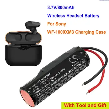Cameron Sino 3.7V/800mAh безжична батерия за слушалки 1588-0911 за калъф за зареждане Sony WF-1000XM3