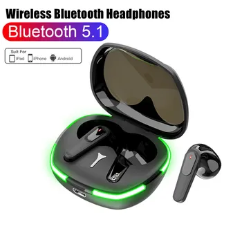 TWS Безжични Bluetooth слушалки Безжични слушалки Сензорен контрол Намаляване на шума Hi-Fi слушалки за всички смартфони