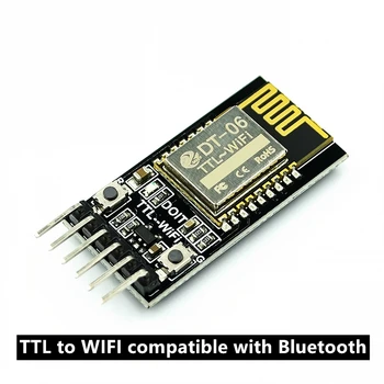 DT-06 безжичен WIFI сериен порт прозрачен предавателен модул TTL към WIFI съвместим Bluetooth HC-06 интерфейс ESP-M2