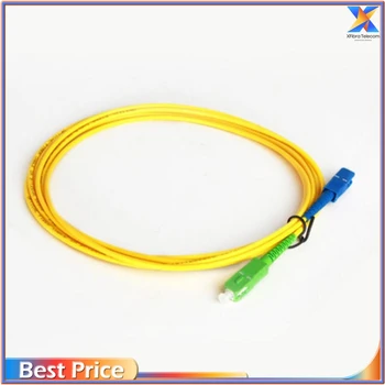 Оптичен джъмпер, SC, APC-SC, UPC Simplex, SM, LSZH, Оптичен кабел за кръпка, 3.0mm, SC, APC-SC, UPC, PVC, FTTH, 10Pcs