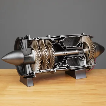 WP-85 Модел на турбореактивен двигател DIY монтажни комплекти Мини работещ подвижен, който изпълнява симулация на 3D печат
