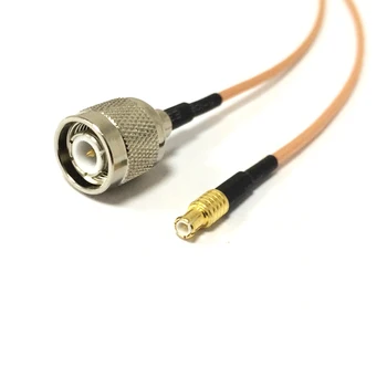 нов TNC мъжки превключвател MCX щепсел прав пигтейл кабел RG316 15CM 6