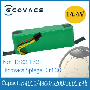 Ecovacs 14.4V 4000/4800/5200/5600mAh Sweeping Robot Nimh батерия за комплект форт Kt504 -T322T321T320T325/Pan daX500X580/MirrorCr120