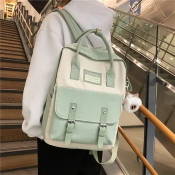 Двойно рамо Нова раница за пътуване за жени Компютърна чанта за голям капацитет Студентска раница за жени 2023 Жени