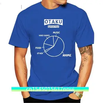 Лайфстайл Аниме Manga_Otaku Cosplay Merch T Shirt Letter Over Size S-5XL тениска Хумор за свободното време Плетена лятна луда риза