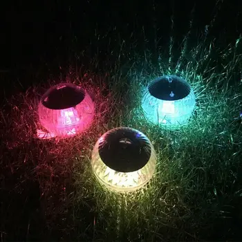 Solar захранва плаващо езерце светлина градина плувен басейн цвят промяна LED лампа басейн езерце водна помпа декор външно осветление