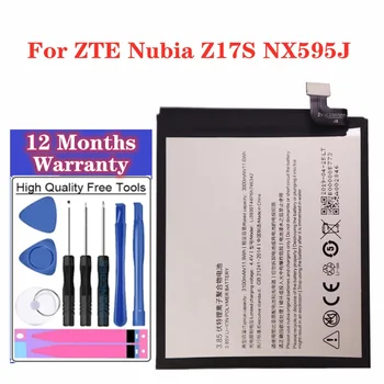 3100mAh Li3930T44P6h746342 Резервна батерия за ZTE nubia Z17S Z17 S NX595J батерия за мобилен мобилен телефон + инструменти