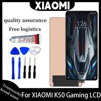 6.67'' Нов оригинален LCD за Xiaomi Redmi K50 Gaming LCD сензорен екран дигитайзер събрание за Redmi K50 Game Edition LCD дисплей