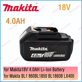 Makita 100% оригинален 18V 4.0AH 5.0AH 6.0AH акумулаторна батерия за електроинструменти с LED литиево-йонна подмяна LXT BL1860B BL1860 BL1850