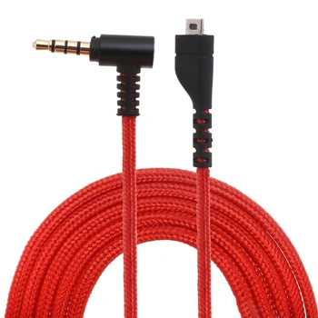 Подмяна найлон плетен кабел за слушалки за Arctis 3 5 7 слушалки издръжливи и качествени слушалки тел 200cm