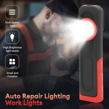  Инструменти за детайлизиране на автомобили USB фенерче лампа за инспекция Кола спрей боя лампа многофункционален автомобил ремонт работа лампа фенерче