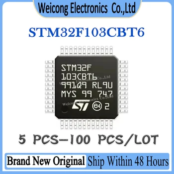 Нов оригинален STM32F STM32 STM32F103 STM32F103CBT6 STM32F103CBT STM32F103CB STM32F103C STM IC MCU чип LQFP-48