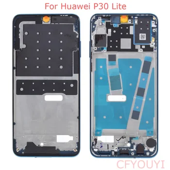 За Huawei P30 Lite преден корпус LCD рамка резервна част