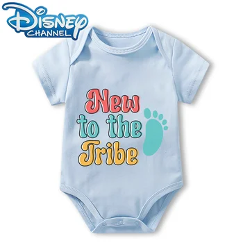Бебешки дрехи боди за новородено бебе гащеризон момчета момичета Disney Мики Маус къси ръкави гащеризон Onesies 0 до 12 месеца