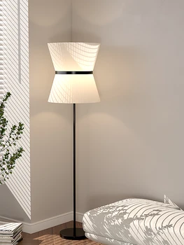 Nordic подова лампа хол диван спалня хотел нощно легло легло & закуска модерен минималистичен плат декоративна настолна лампа