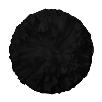2Pack 30cm/11.8in черен плюс дебел Pom Mutipulcolor за мажоретка отбор изпълнение мажоретка помпони танц парти декоратор