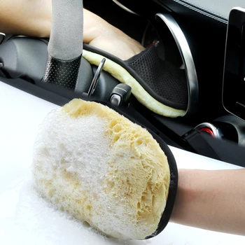 Четка за ръкавица за почистване на автомобилна вълна за Seat Leon FR Ibiza cupra Altea Alhambra Автомобилен аксесоар