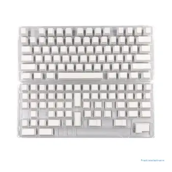 PBT Ретро бели клавиши 137Keys DyeSublimation White Blank Keycap DropShipping