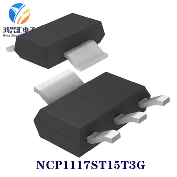 Нов / оригинален NCP1117ST15T3G LDO регулатор Pos 1.5V 1A 4-Pin(3+Tab) SOT-223 T/R