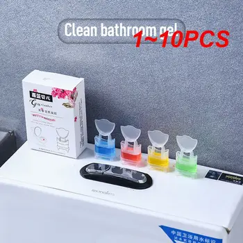  1 ~ 10PCS тоалетна почистващ гел дезодорант освежител за въздух ароматен препарат за цветни игли малък цветен тоалетен аромат дезодорант